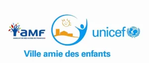 Logo ville amie des enfants Puteaux Unicef et AMF