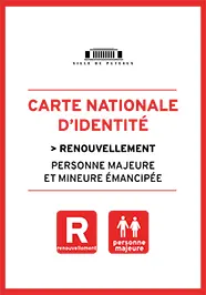 Carte d'identité - renouvel. (majeur)