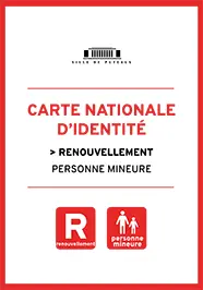 Carte d'identité - renouvel. (mineur)