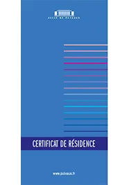 Certificat de résidence