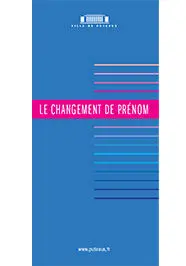 Changement de prénom