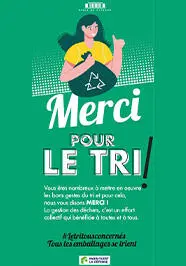 Depliant Merci pour le tri