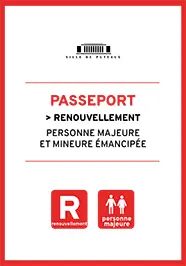 Passeport - renouvel. (majeur)