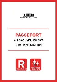 Passeport - renouvel. (mineur)