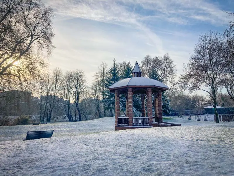 Puteaux et son manteau de neige