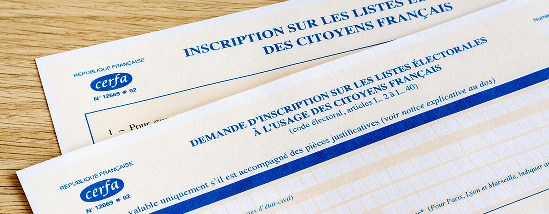 S’inscrire sur les listes électorales