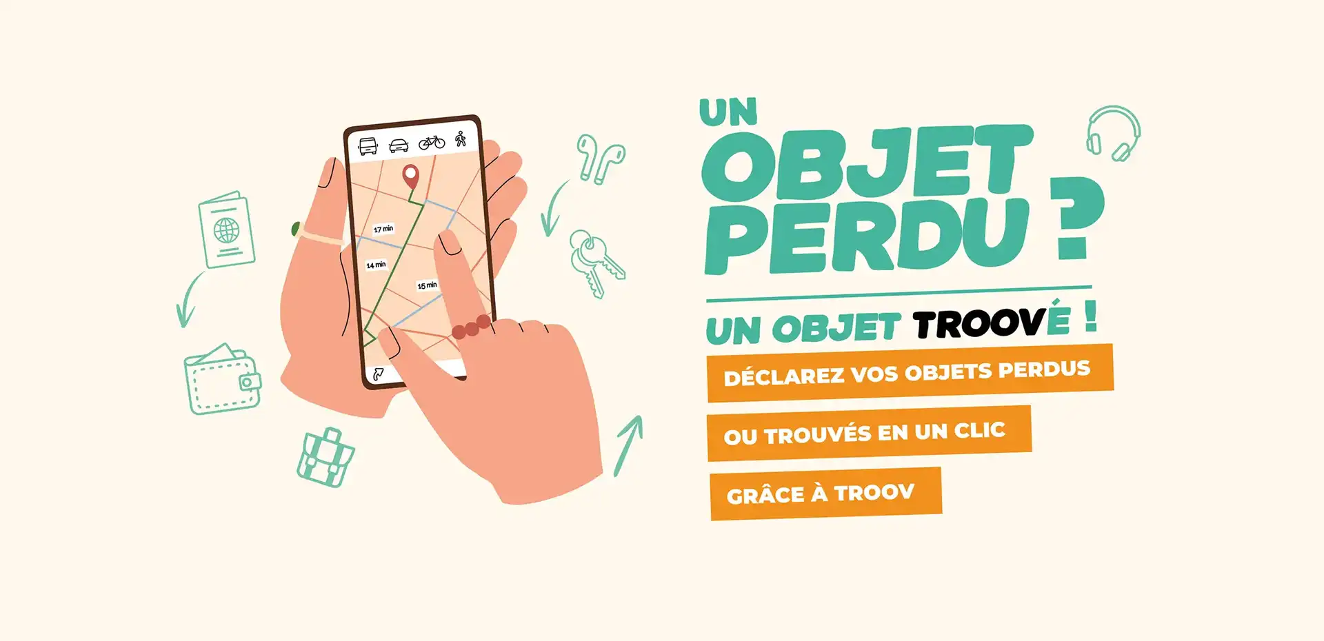 Troov – Objets perdus et trouvés