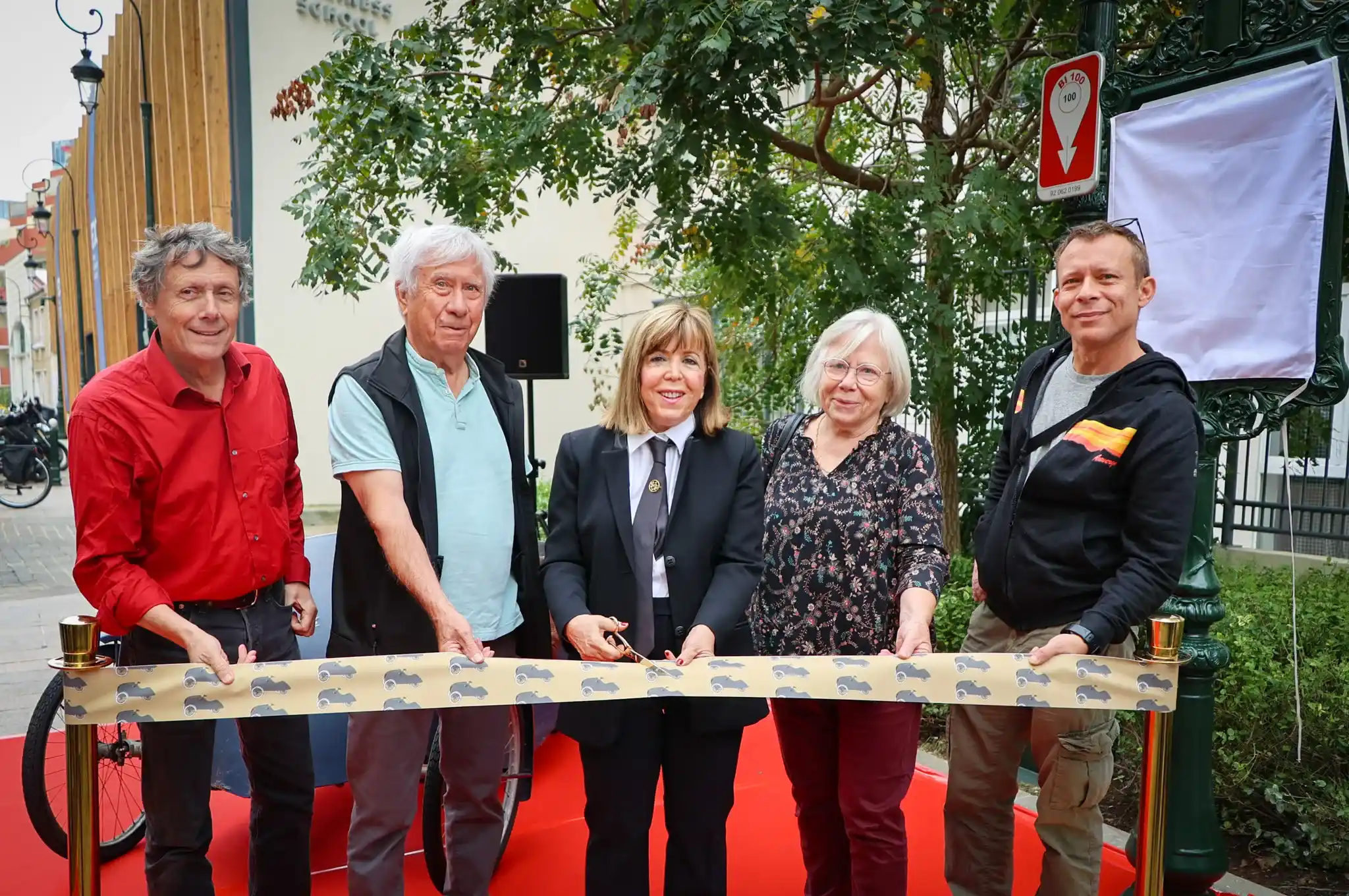 L’inauguration de la plaque Mochet